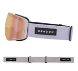 DRAGON Slain Mag Toric Galactic Lilac - Lumalens Rose Gold + Lumalens Violet Snow Goggle Snow Goggles Dragon 
