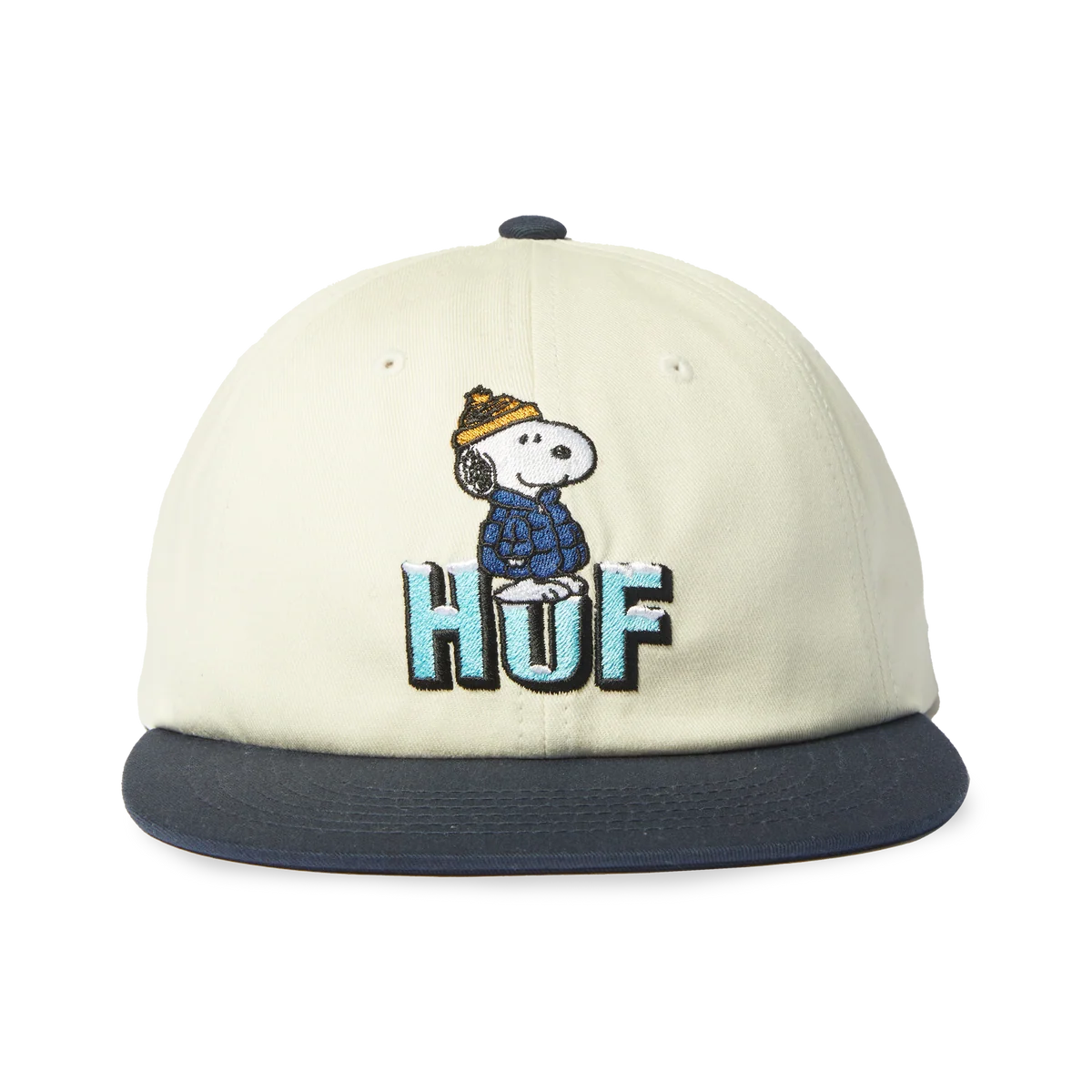 HUF Snoopy Puffer Snapback Hat Bleach Men's Hats Huf 