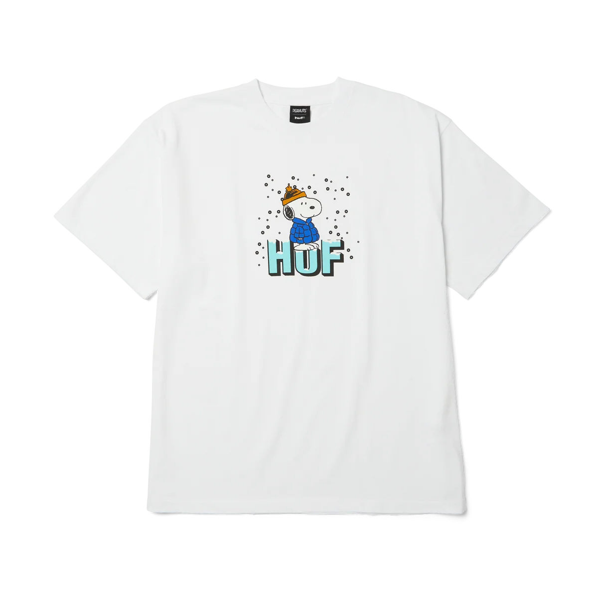 HUF Snoopy Puffer T-Shirt White Men's Short Sleeve T-Shirts Huf 