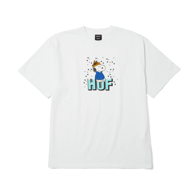HUF Snoopy Puffer T-Shirt White Men's Short Sleeve T-Shirts Huf 