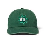 HUF Sol Denim 6 Panel CV Washed Hat Forest Green Men's Hats Huf 