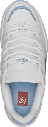 ES TJ Rogers Shoes White/Blue Men's Skate Shoes Es 