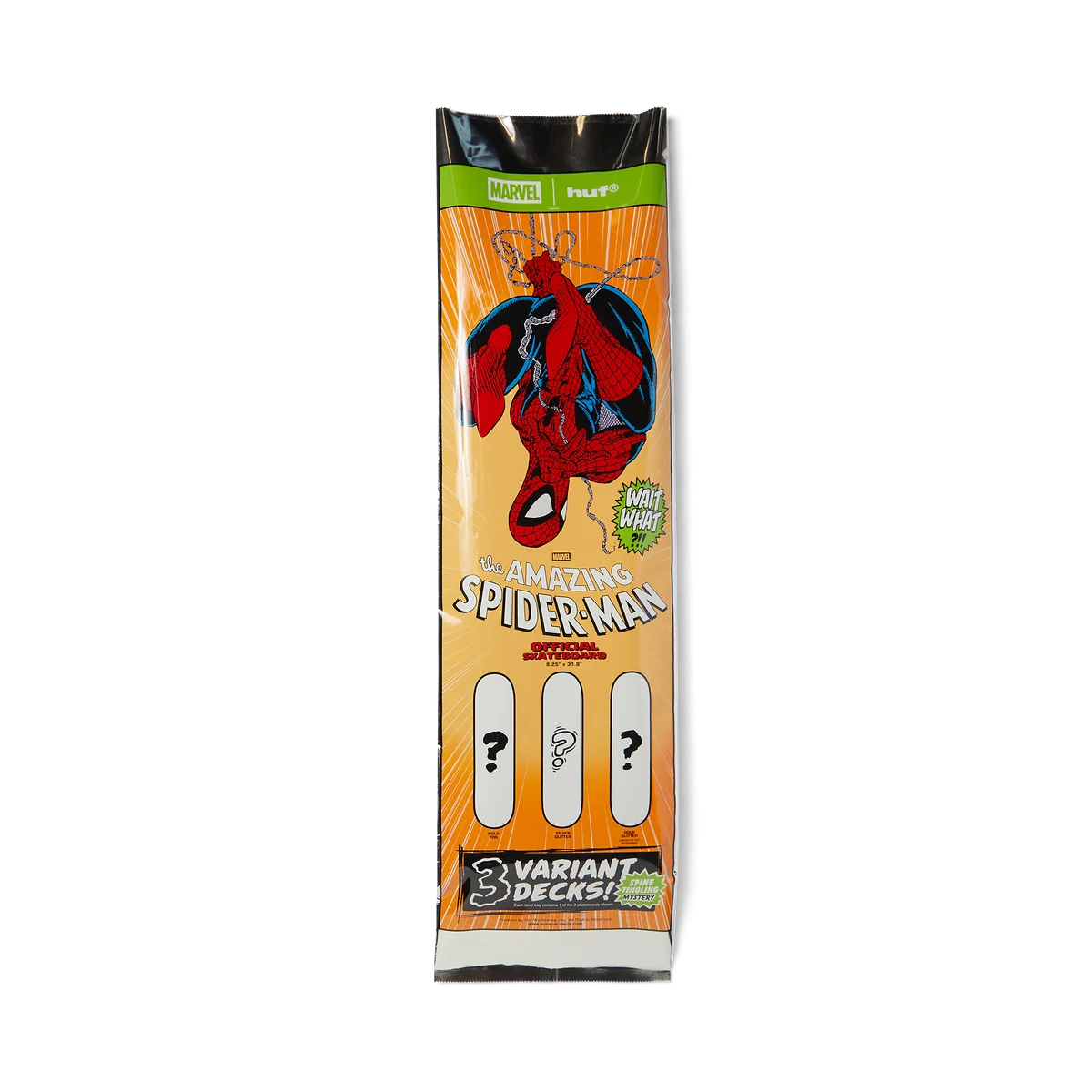 HUF X Spiderman Issue 321 Blind Bag 8.25 Skateboard Deck