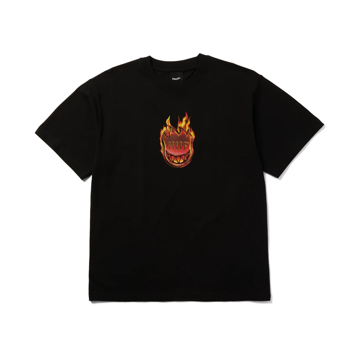 HUF X Spitfire Flame Galaxies T-Shirt Black