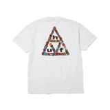 HUF X Spitfire Triple Triangle T-Shirt White Men's Short Sleeve T-Shirts Huf 