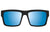 SPY Montana Soft Matte Black - Happy Boost Ice Blue Polarized Sunglasses Sunglasses Spy 