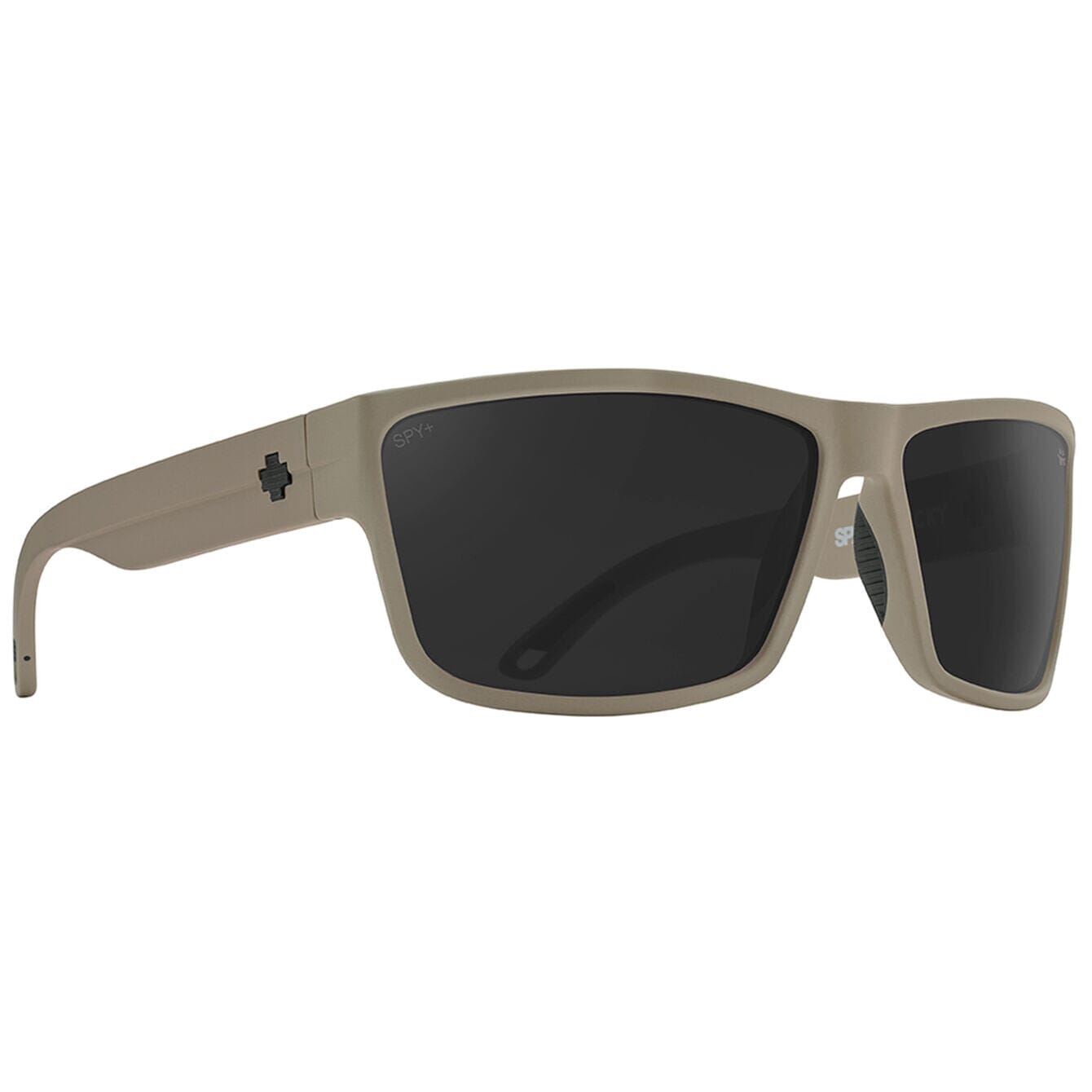 SPY Rocky Matte Sand - Happy Grey Sunglasses Sunglasses Spy 