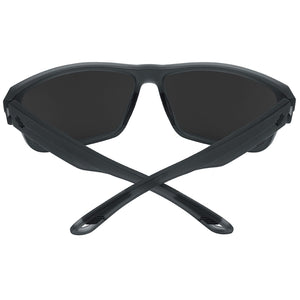 SPY Rocky Matte Translucent Gunmetal - Happy Grey Polarized Sunglasses Sunglasses Spy 