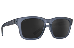 SPY Saxony Matte Translucent Sea Blue - Happy Grey Sunglasses Sunglasses Spy 