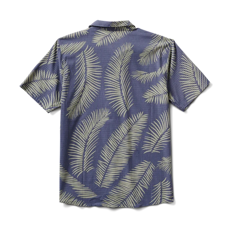 ROARK Bless Up Breathable Short Sleeve Button Up Fire Fern Slate Men's Short Sleeve Button Up Shirts Roark Revival 