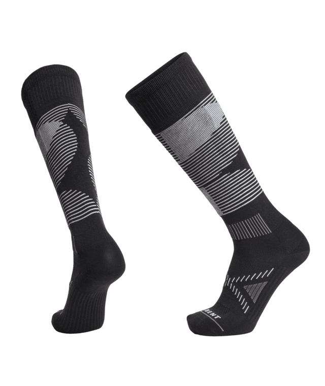 LE BENT Shred Targeted Cushion Snow Sock Black Men's Snowboard Socks Le Bent 