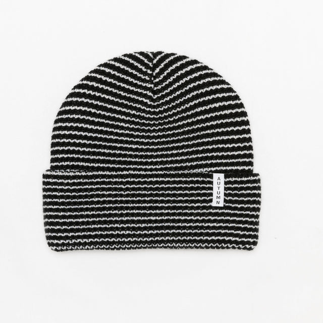 AUTUMN Stripe Youth Beanie Black Boy's Beanies Autumn 