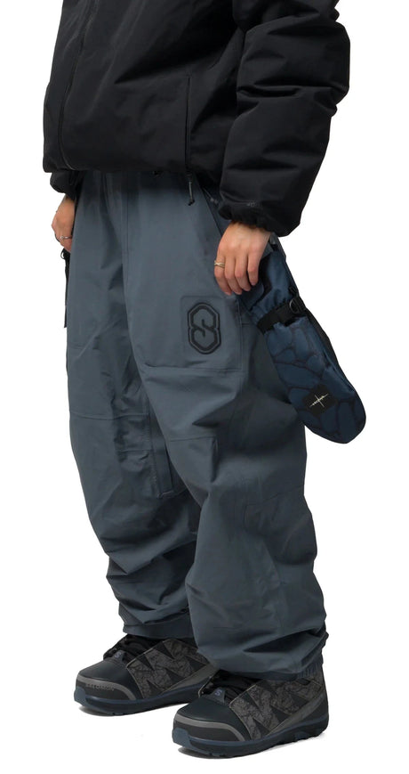 SOUVENIR 3 Ply Ripstop Snow Pants Wolf Grey 2027 Men's Snow Pants Souvenir 