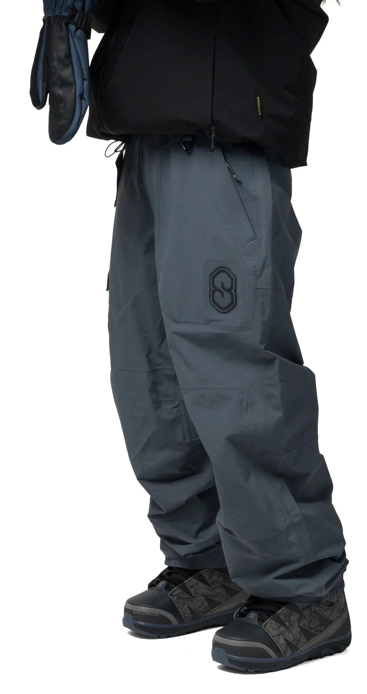 SOUVENIR 3 Ply Ripstop Snow Pants Wolf Grey 2027 Men's Snow Pants Souvenir 