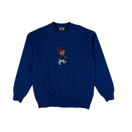 SOUVENIR Snowboard Joe Crew Petrol Blue Men's Crewnecks Souvenir 