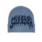 SOUVENIR Dirty Cuff Beanie Blue Fog Men's Beanies Souvenir 