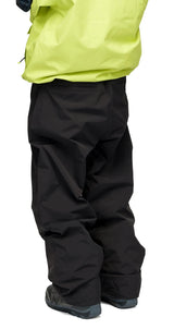 SOUVENIR Pleated Chino Snow Pants Black 2027 Men's Snow Pants Souvenir 