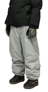 SOUVENIR Pleated Chino Snow Pants Medium Grey 2027 Men's Snow Pants Souvenir 