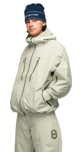 SOUVENIR 3 Ply Ripstop Snow Jacket Wet Sand 2027 Men's Snow Jackets Souvenir 