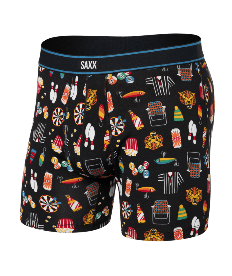 SAXX Daytripper Boxer Brief Underwear Fly Types Of Stripes/Black Men's Underwear Saxx 
