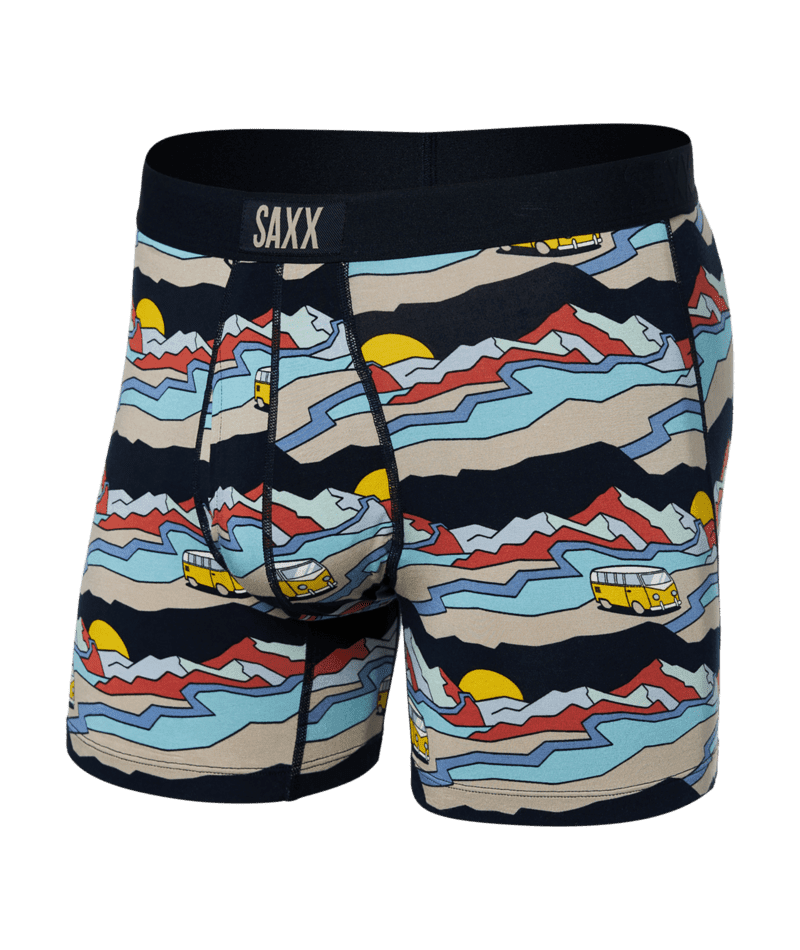 SAXX Ultra Super Soft Boxer Brief Underwear Cabin Fever/Multi Men's Underwear Saxx 