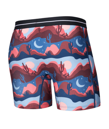SAXX Volt Breathable Mesh Boxer Brief Underwear Canyon Daze-Red Clay Men's Underwear Saxx 