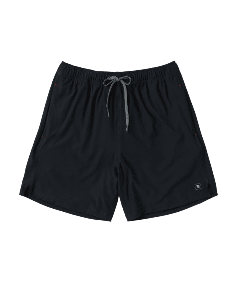 SAXX Oh Buoy 2N1 7" Volley Boardshorts Black Men's Boardshorts Saxx 