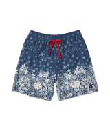 SAXX Oh Buoy 2N1 7" Volley Boardshorts Bandana Tropic/Indigo Men's Boardshorts Saxx 