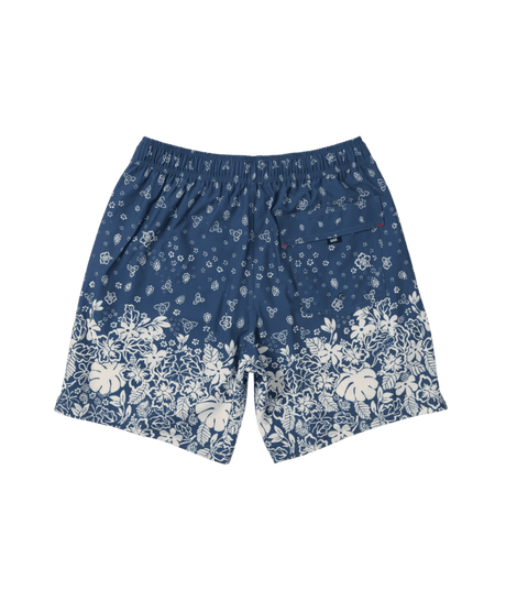 SAXX Oh Buoy 2N1 7" Volley Boardshorts Bandana Tropic/Indigo Men's Boardshorts Saxx 