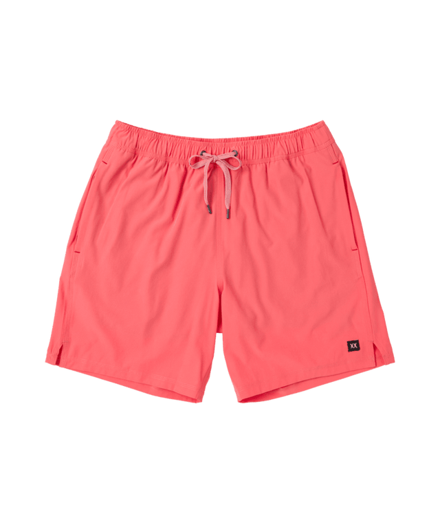 SAXX Oh Buoy 2N1 7" Volley Boardshorts Coral Pop Men's Boardshorts Saxx 