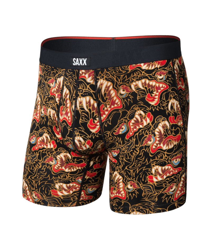SAXX Vibe Xtra Soft Comfort Boxer Brief Underwear Howl/Black Men's Underwear Saxx 
