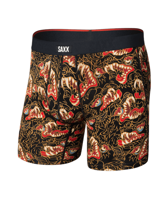 SAXX Vibe Xtra Soft Comfort Boxer Brief Underwear Howl/Black Men's Underwear Saxx 