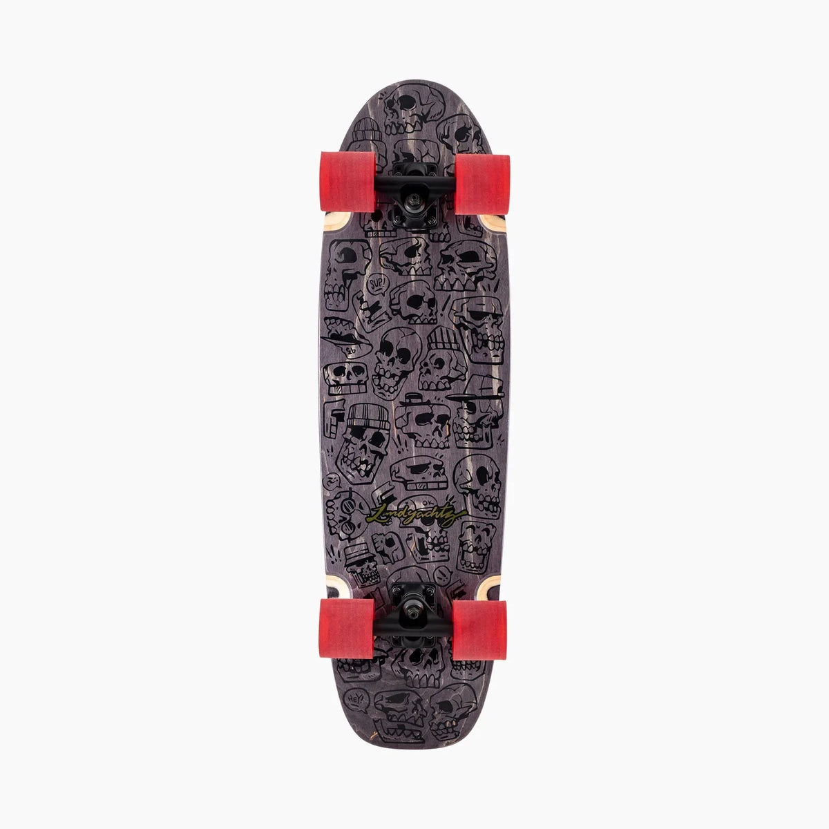 LANDYACHTZ Schooner Skull Jam Cruiser Complete Cruiser Completes Landyachtz 