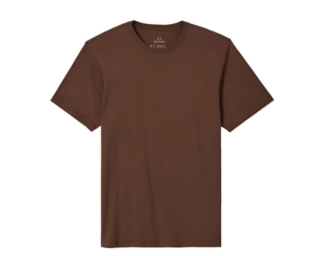 BRIXTON Basic Premium T-Shirt Pinecone Brown Men's Short Sleeve T-Shirts Brixton 
