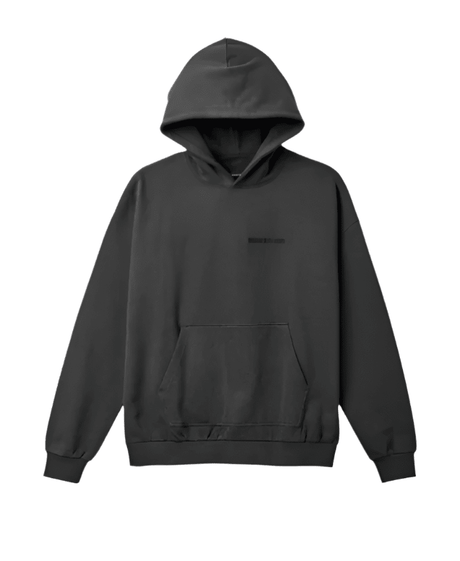 BRIXTON Embroidered Heavy Weight Hoodie Washed Black Men's Pullover Hoodies Brixton 