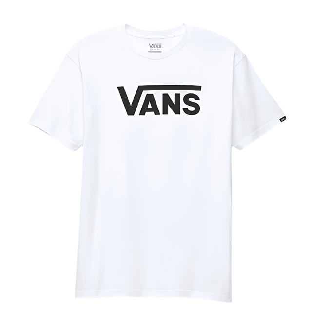 VANS Classic T-Shirt White/Black Men's Short Sleeve T-Shirts Vans 
