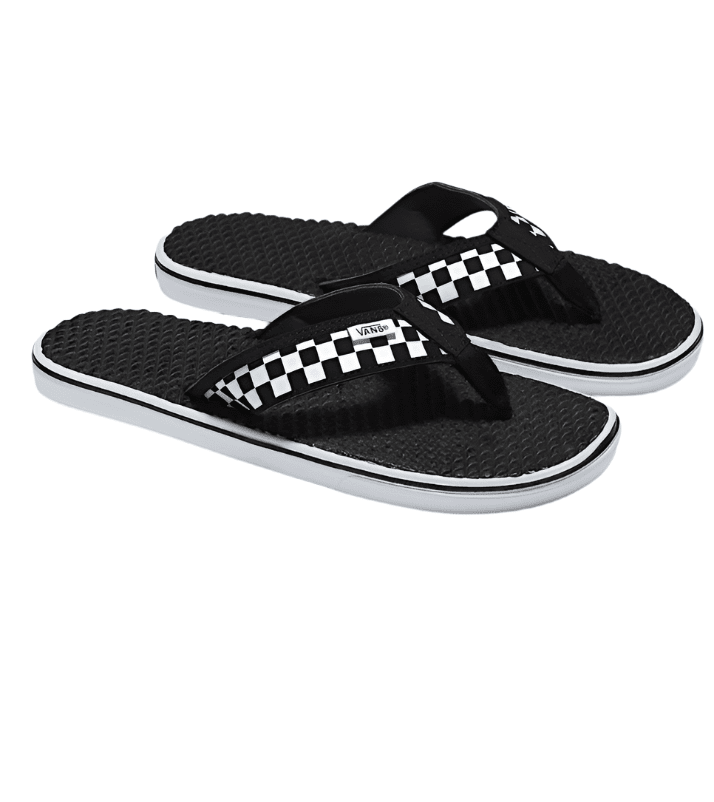 VANS La Costa Lite Flip-Flop Sandal Black White Men's Sandals Vans 