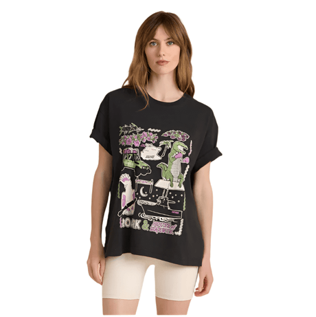 ROARK Women's H.O.D Oversized T-Shirt Faded Black Women's Short Sleeve T-Shirts Roark Revival 