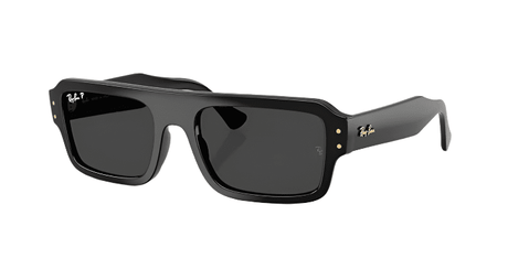 RAY-BAN Lukas Black - Polarized Black Sunglasses Sunglasses Ray-Ban 
