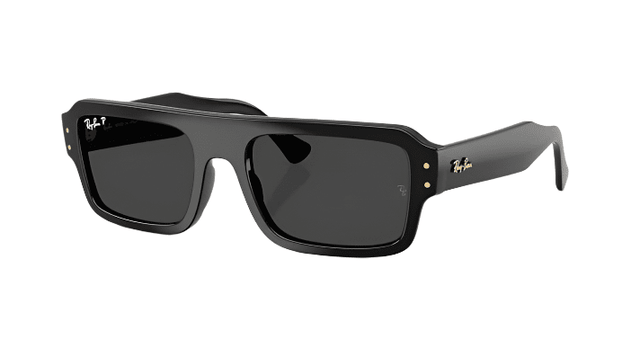 RAY-BAN Lukas Black - Polarized Black Sunglasses Sunglasses Ray-Ban 