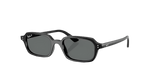 RAY-BAN Zuri Polished Black - Dark Grey Polarized Sunglasses Sunglasses Ray-Ban 