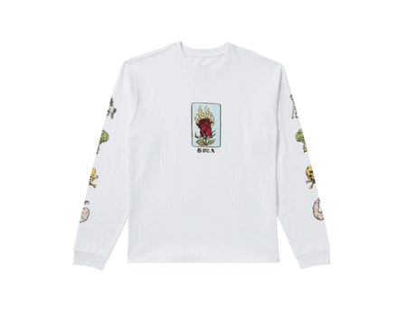 RVCA KSL Long Sleeve T-Shirt White Men's Long Sleeve T-Shirts RVCA 