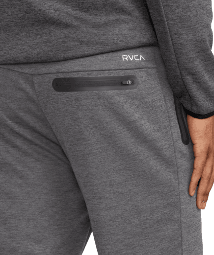 RVCA Balance Tech Fleece Sweatpants RVCA Black Heather Men's Sweatpants RVCA 