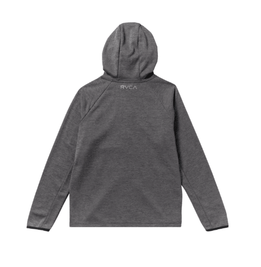 RVCA Balance Tech Fleece Zip Hoodie RVCA Black Heather Men's Zip Hoodies RVCA 