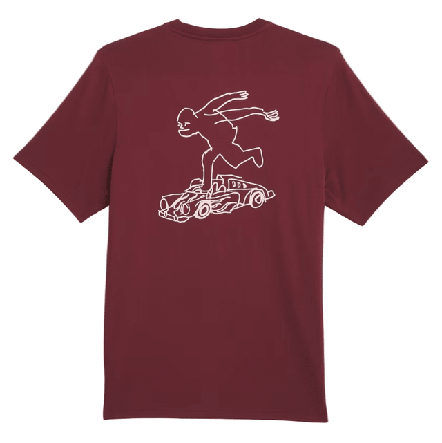 ADIDAS Shmoofoil Gonz T-Shirt Shadow Red/Alumina Men's Short Sleeve T-Shirts Adidas 