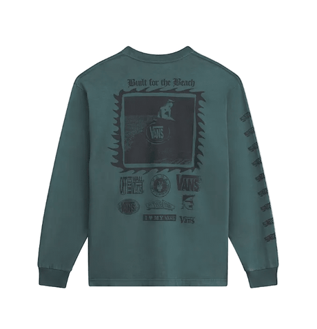 VANS I Need My Long Sleeve T-Shirt Mystic Moss Men's Long Sleeve T-Shirts Vans 