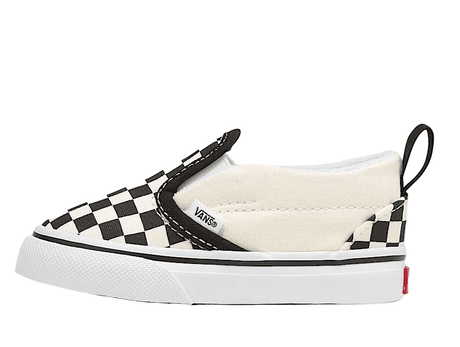 VANS Toddler Slip-On V Shoe Checkerboard Black/White Freeride Boardshop 
