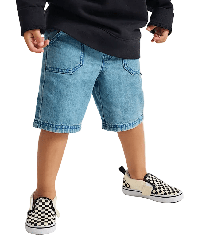VANS Toddler Slip-On V Shoe Checkerboard Black/White Freeride Boardshop 