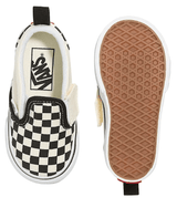VANS Toddler Slip-On V Shoe Checkerboard Black/White Freeride Boardshop 