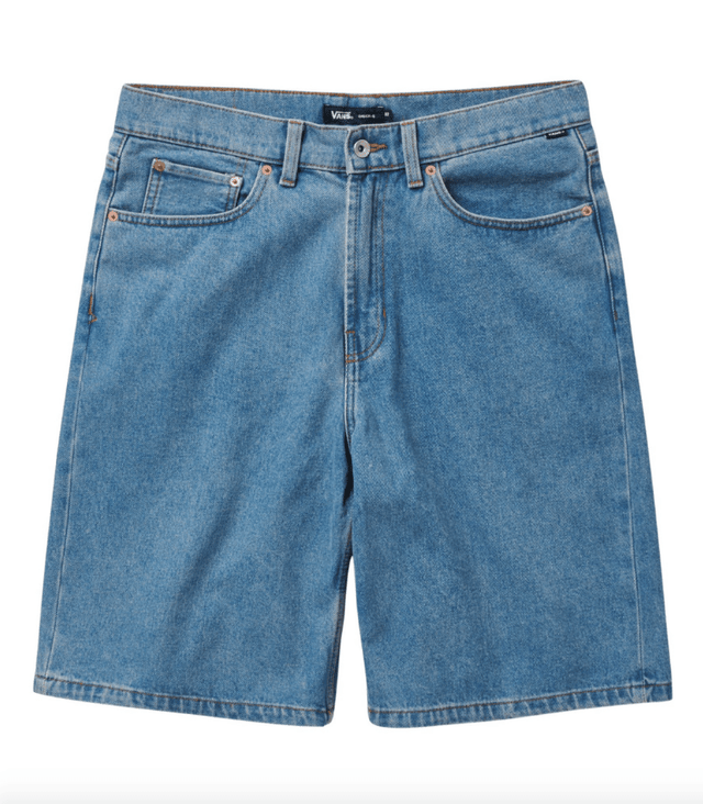 VANS Check-5 Baggy Denim Short Stonewash Blue Men's Walkshorts Vans 
